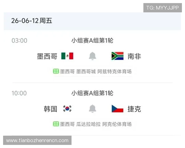 2026年世界杯墨西哥对南非正式比赛赛前分析与比赛结果详细解读